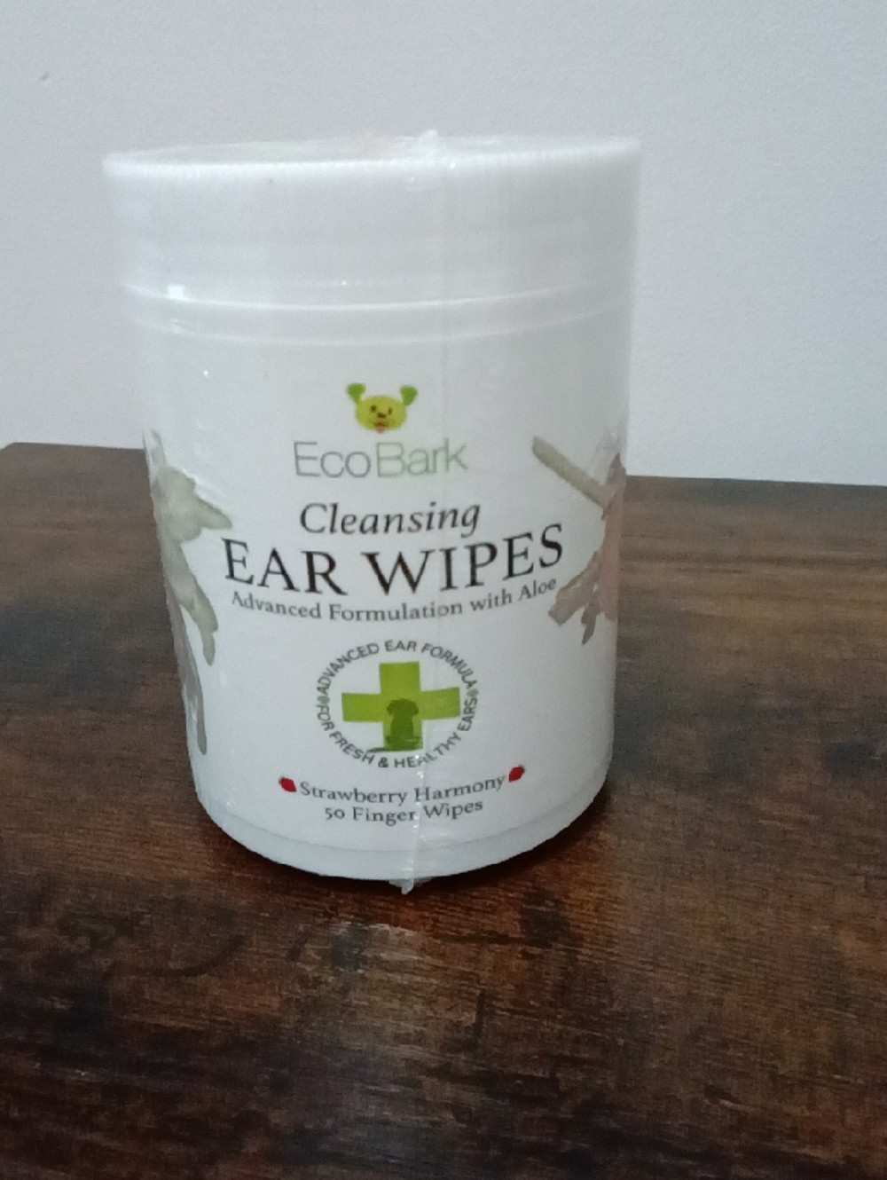 EcoBark Cleansing Dog 🐶 Ear Wipes Strawberry 🍓 Harmony